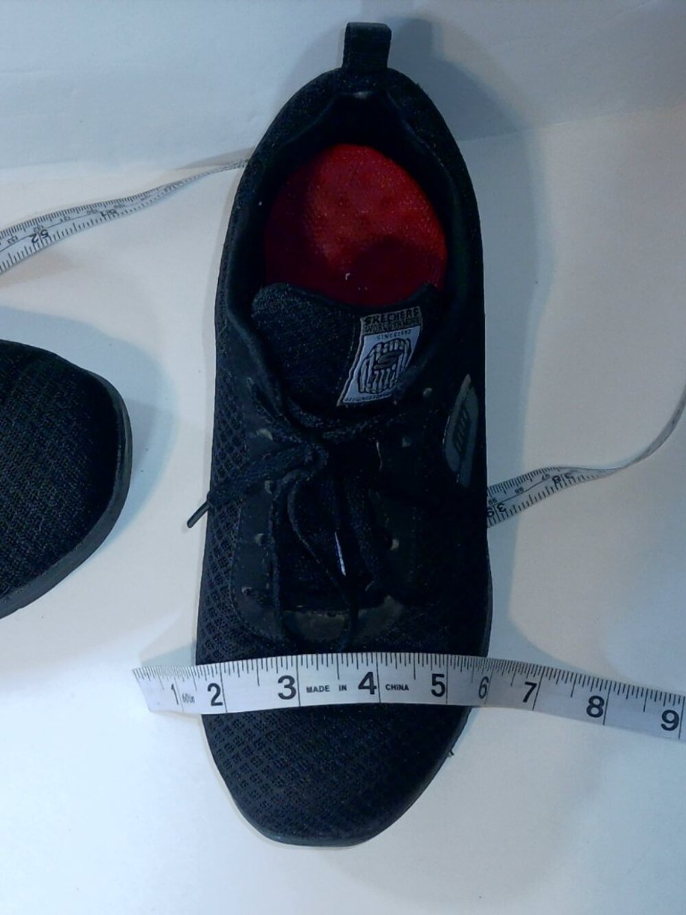 Skechers Work Slip Resistant Black Mesh Shoes Women's Size 6 Wide Fit - Picture 10 of 12